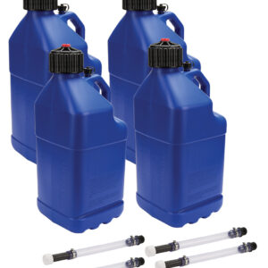 ALLSTAR PERFORMANCE Utility Jug 5 Gal w/ Filler Hose Blue 4pk ALL40122-4