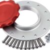 ALLSTAR PERFORMANCE Fuel Cell Cap and Bung RCI/JAZ 12-bolt Red ALL40133