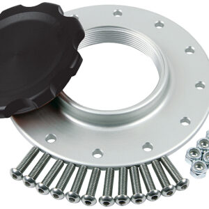 ALLSTAR PERFORMANCE Fuel Cell Cap and Bung RCI/JAZ 12-Bolt Black ALL40136