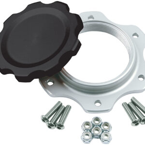 ALLSTAR PERFORMANCE Fuel Cell Cap and Bung JAZ 6-Bolt Black ALL40137