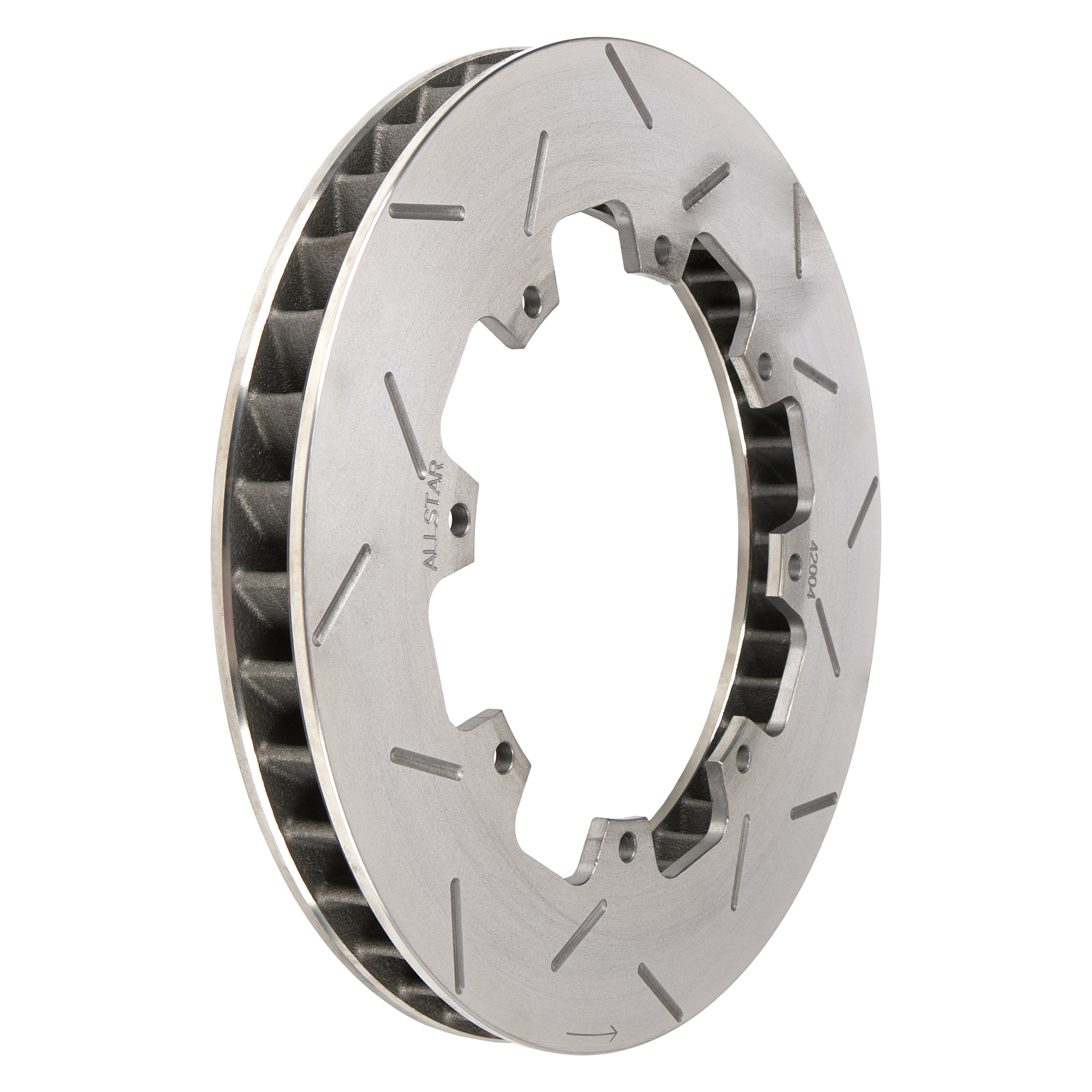 ALLSTAR PERFORMANCE Rotor LH 8 Bolt 40 Vane 1.25x11.75 Vented ALL42004