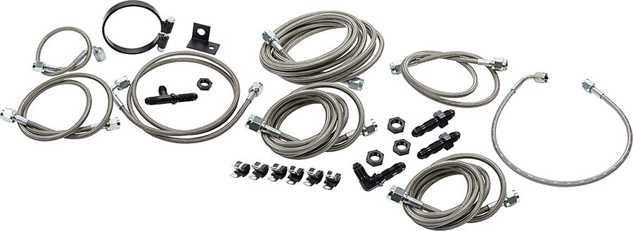ALLSTAR PERFORMANCE Dirt Car Brake Line Kit Mod OEM Calipers ALL42052