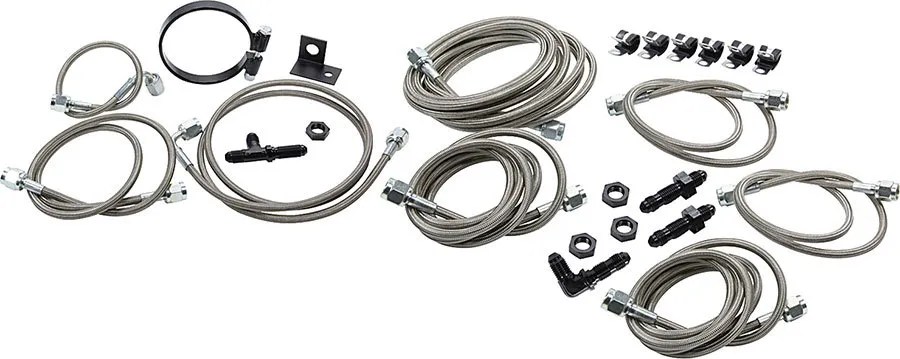ALLSTAR PERFORMANCE Dirt Car Brake Line Kit Mod Aftermarket Calipers ALL42053