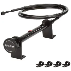 ALLSTAR PERFORMANCE Brake Bias Adjuster Short 3/8in Black ALL42073