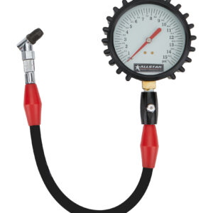 ALLSTAR PERFORMANCE Tire Pressure Gauge 0-15 PSI 4in Glow ALL44046