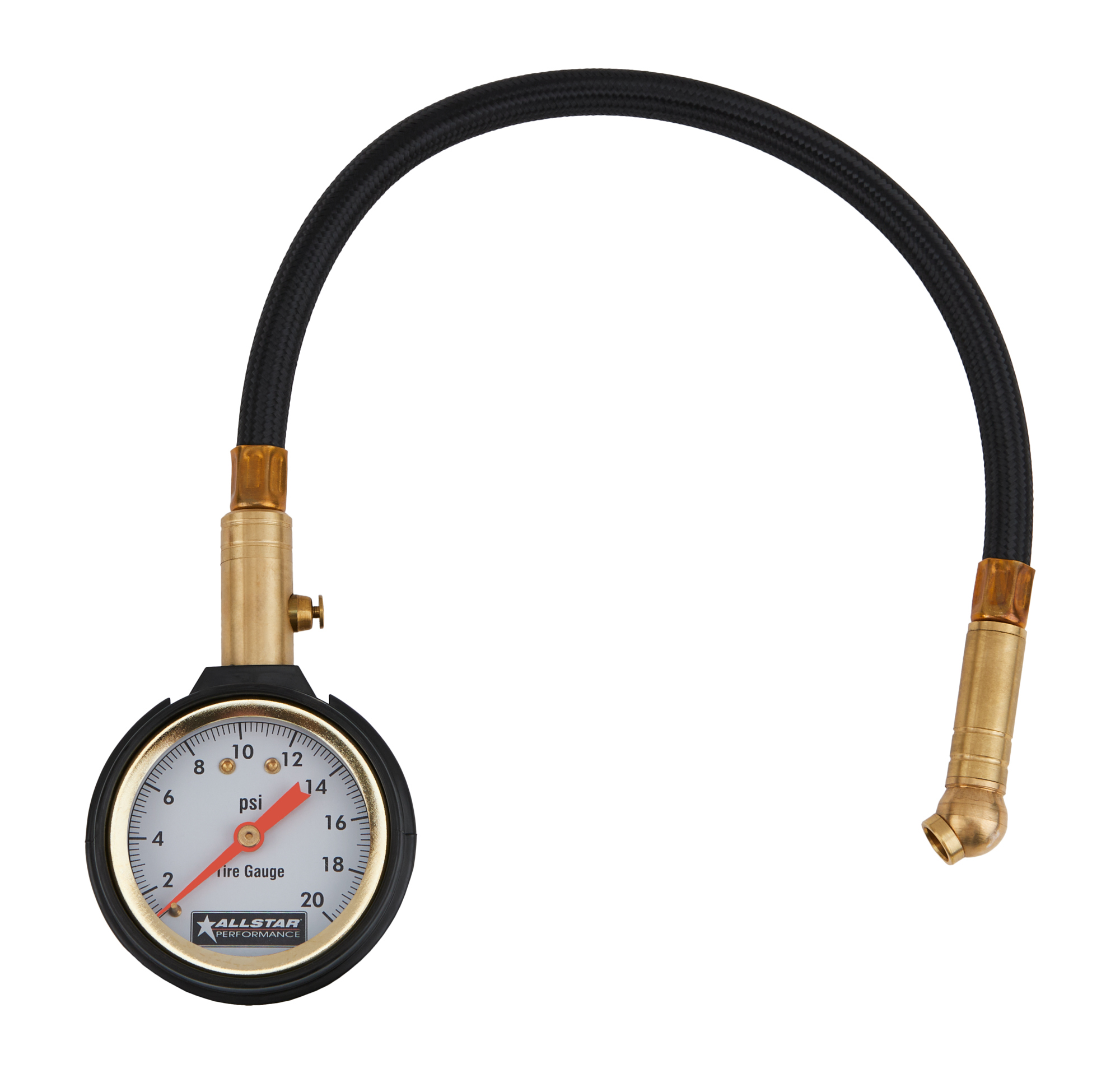 ALLSTAR PERFORMANCE Tire Pressure Gauge 0-20 PSI ALL44076