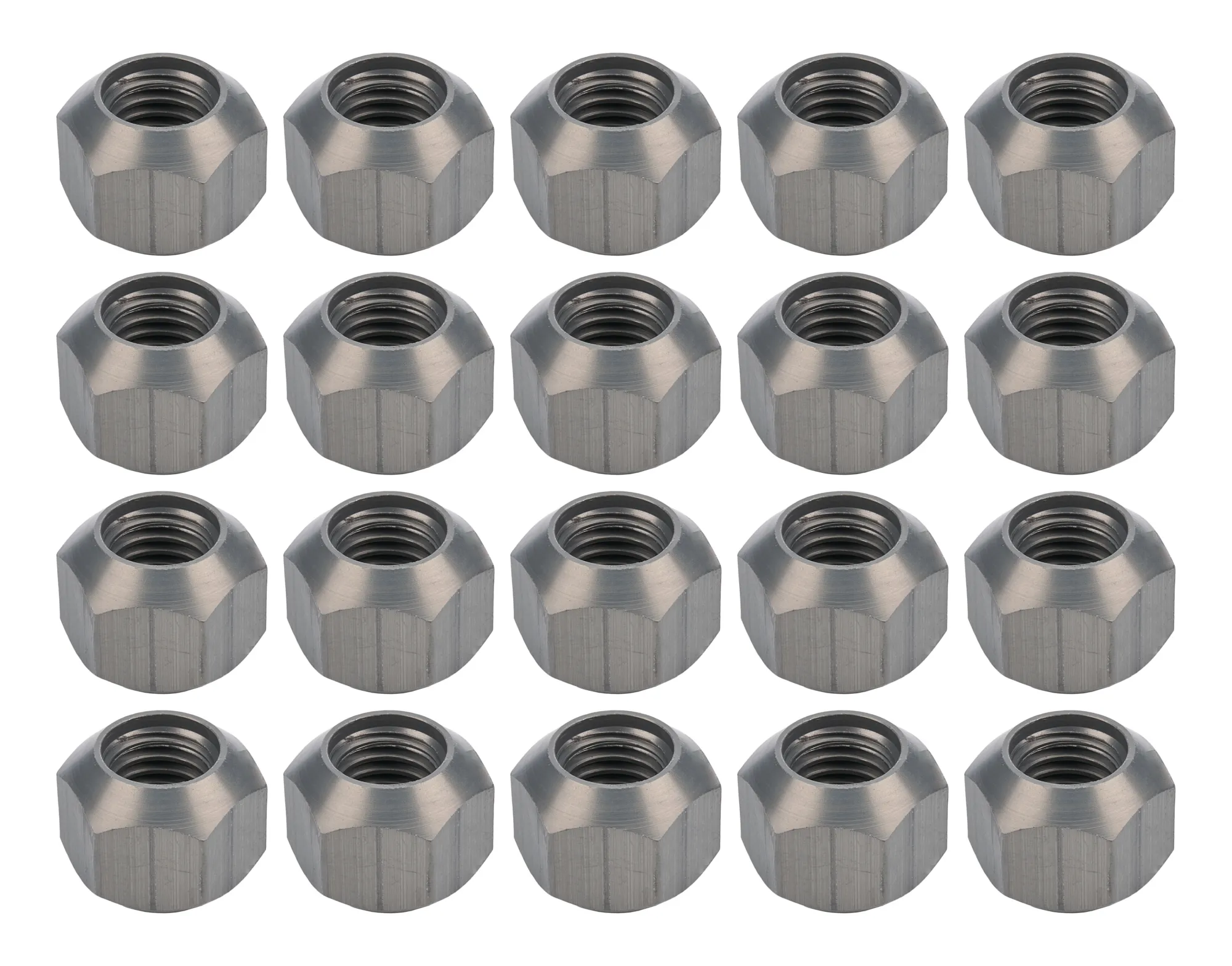 ALLSTAR PERFORMANCE Lug Nuts 5/8-11 Alum HC Dbl Chamfer 20pk ALL44097-20