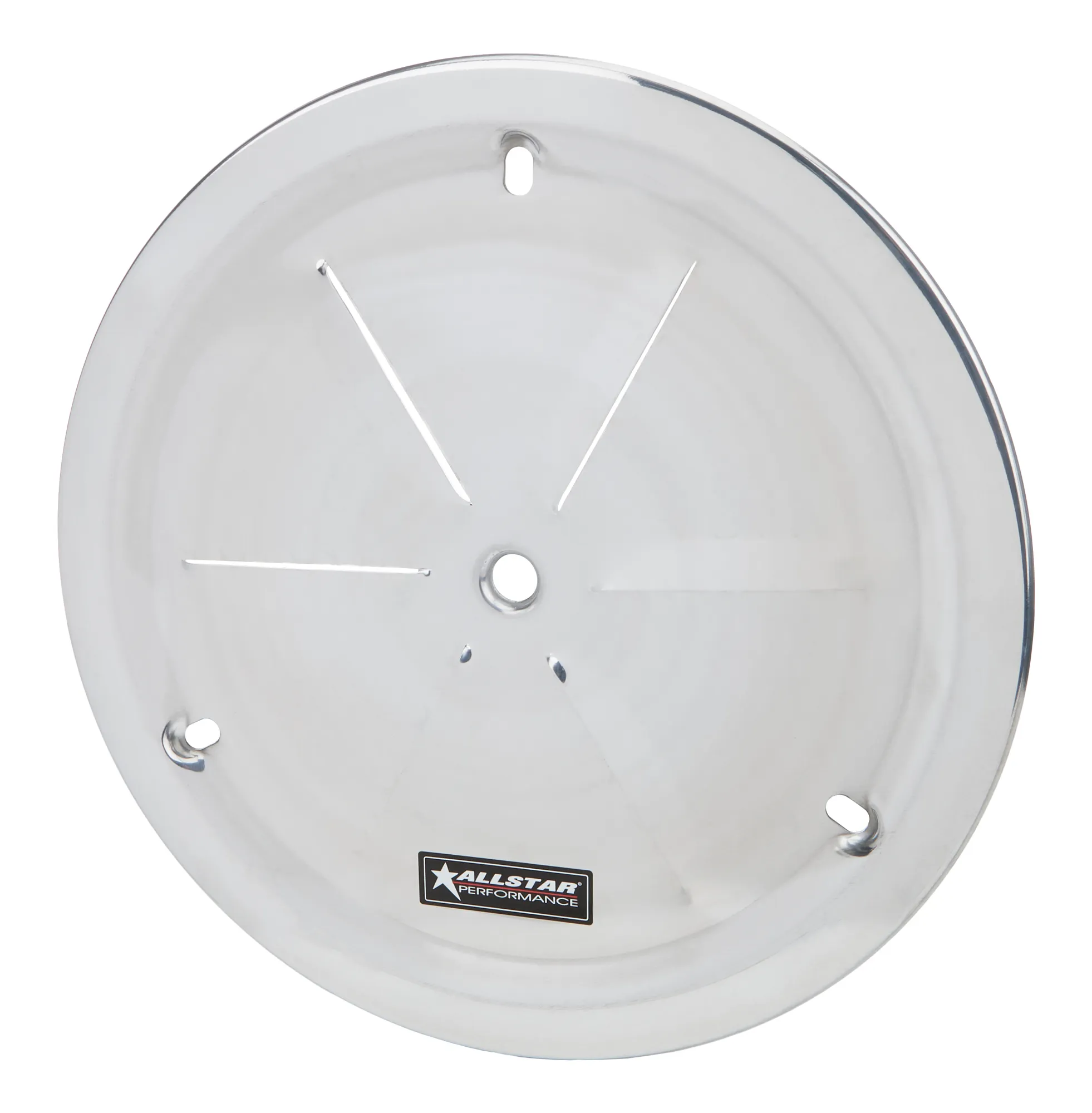 ALLSTAR PERFORMANCE Aluminum Wheel Cover Weld Louvered Polished ALL44140