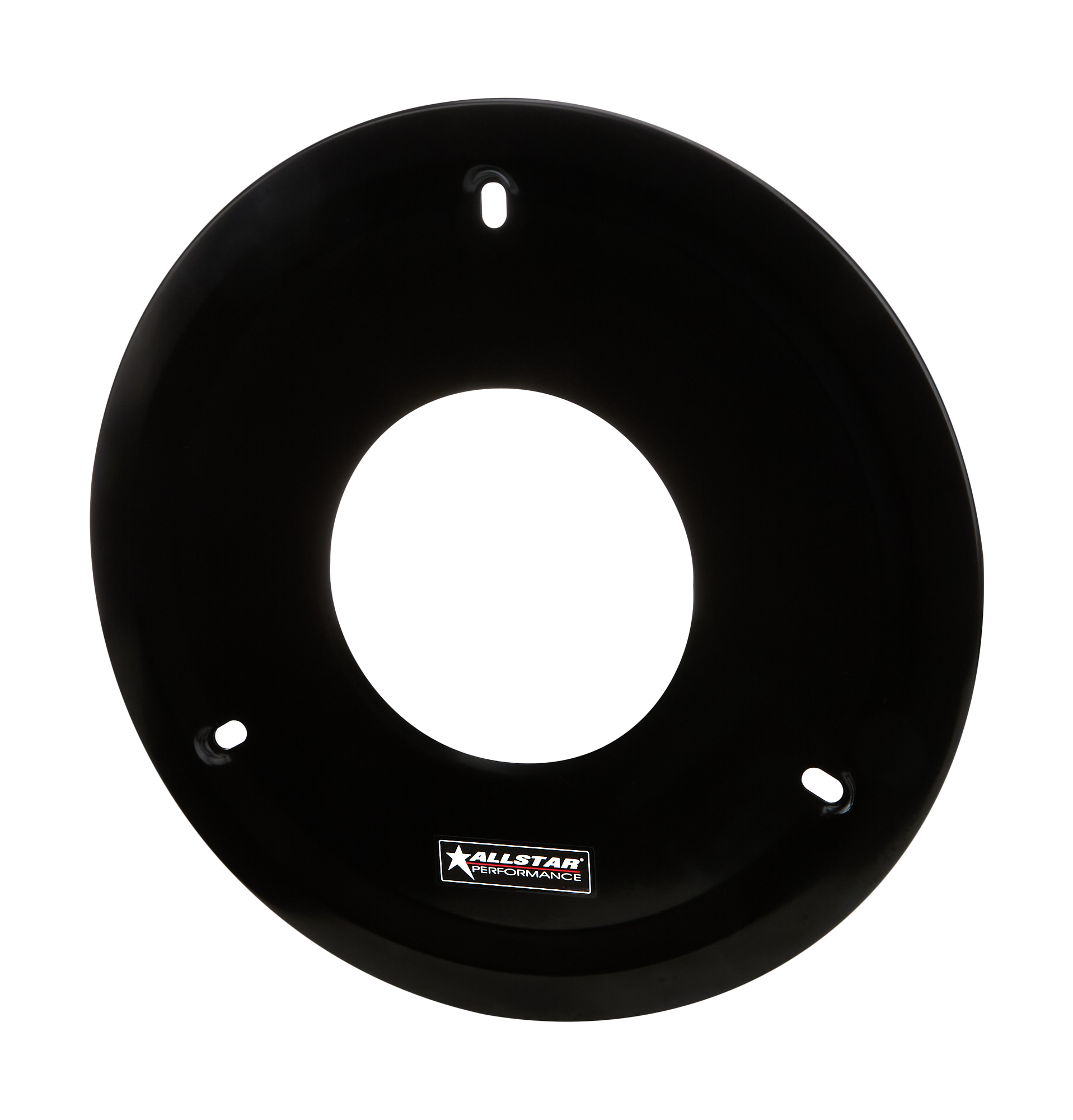 ALLSTAR PERFORMANCE Aluminum Wheel Cover Weld Large Hole Black ALL44145