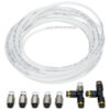 ALLSTAR PERFORMANCE Nylon Brake Line Kit for use w/o Gauges ALL48018