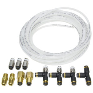 ALLSTAR PERFORMANCE Nylon Brake Line Kit for use w/ Gauges ALL48019