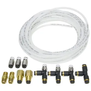 ALLSTAR PERFORMANCE Nylon Brake Line Kit for use w/ Gauges ALL48019