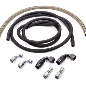 ALLSTAR PERFORMANCE Power Steering Hose Kit Rack Rear Mount Pump ALL48201