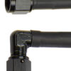 ALLSTAR PERFORMANCE Coated Braided Line 21in #4 Hose -4 90 Deg/-4 Str ALL48403