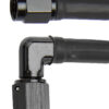 ALLSTAR PERFORMANCE Coated Braided Line 12in #3 Hose -3 90 Deg/-3 Str ALL48415