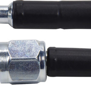 ALLSTAR PERFORMANCE Coated Braided Line 15in #3Hose -3Str/-3 90 Steel ALL48434-15