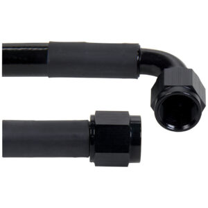 ALLSTAR PERFORMANCE Coated Braided Line 36in #6 Hose -6 Str/-6 90 Deg ALL48466-36