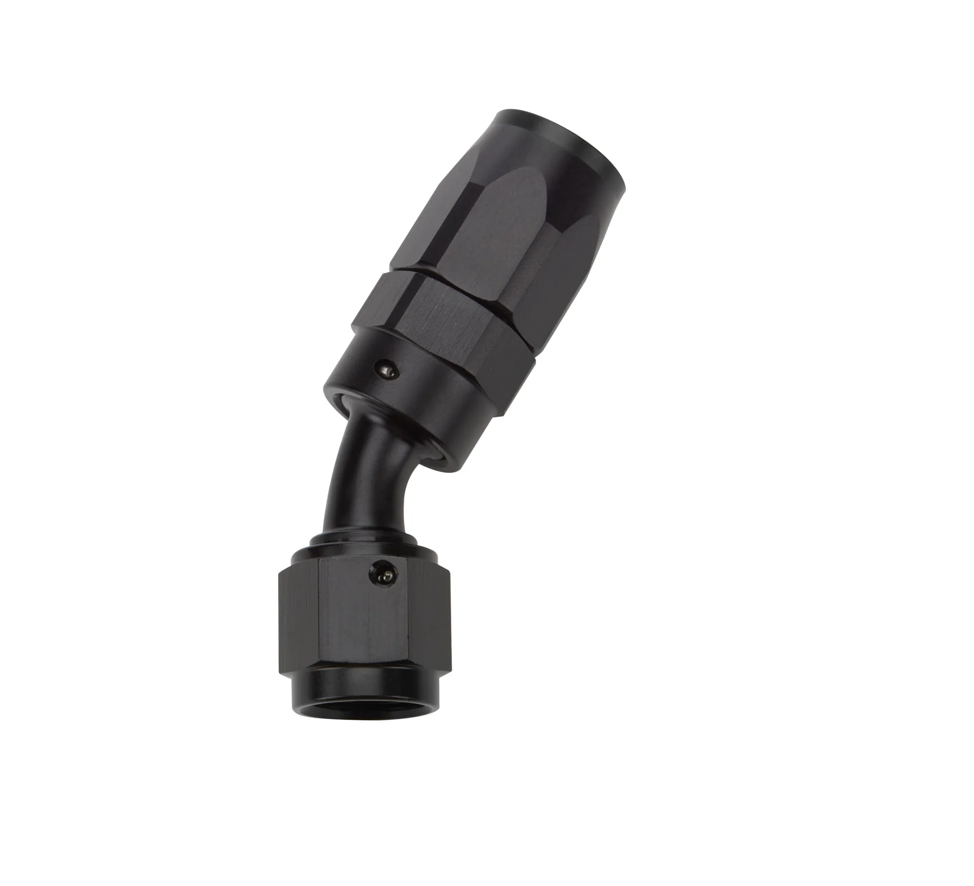 ALLSTAR PERFORMANCE Reusable Hose End Black 30 Deg Elbow -6 ALL49322