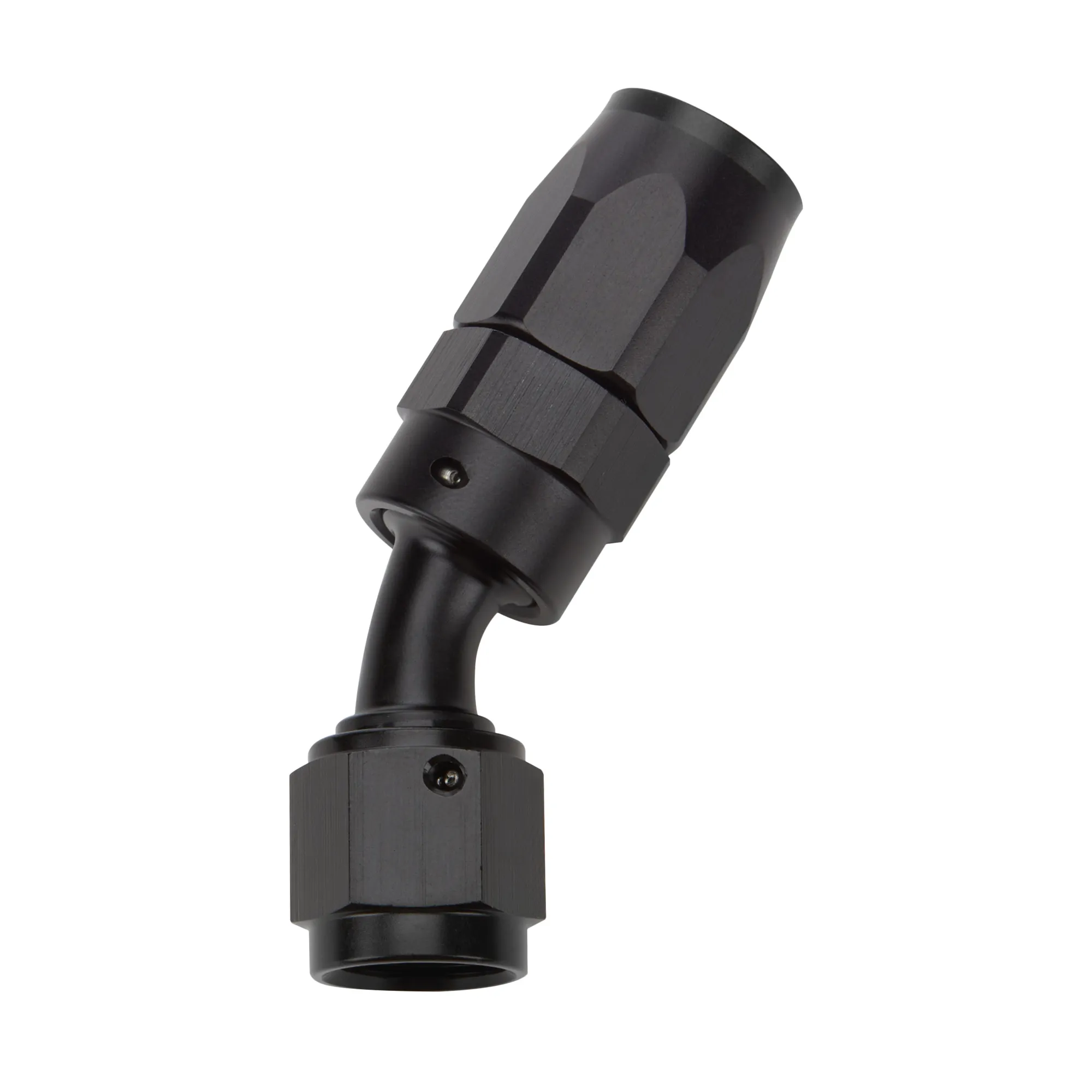 ALLSTAR PERFORMANCE Reusable Hose End Black 30 Deg Elbow -8 ALL49323