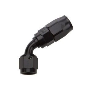 ALLSTAR PERFORMANCE Reusable Hose End Black 60 Deg Elbow -6 ALL49342