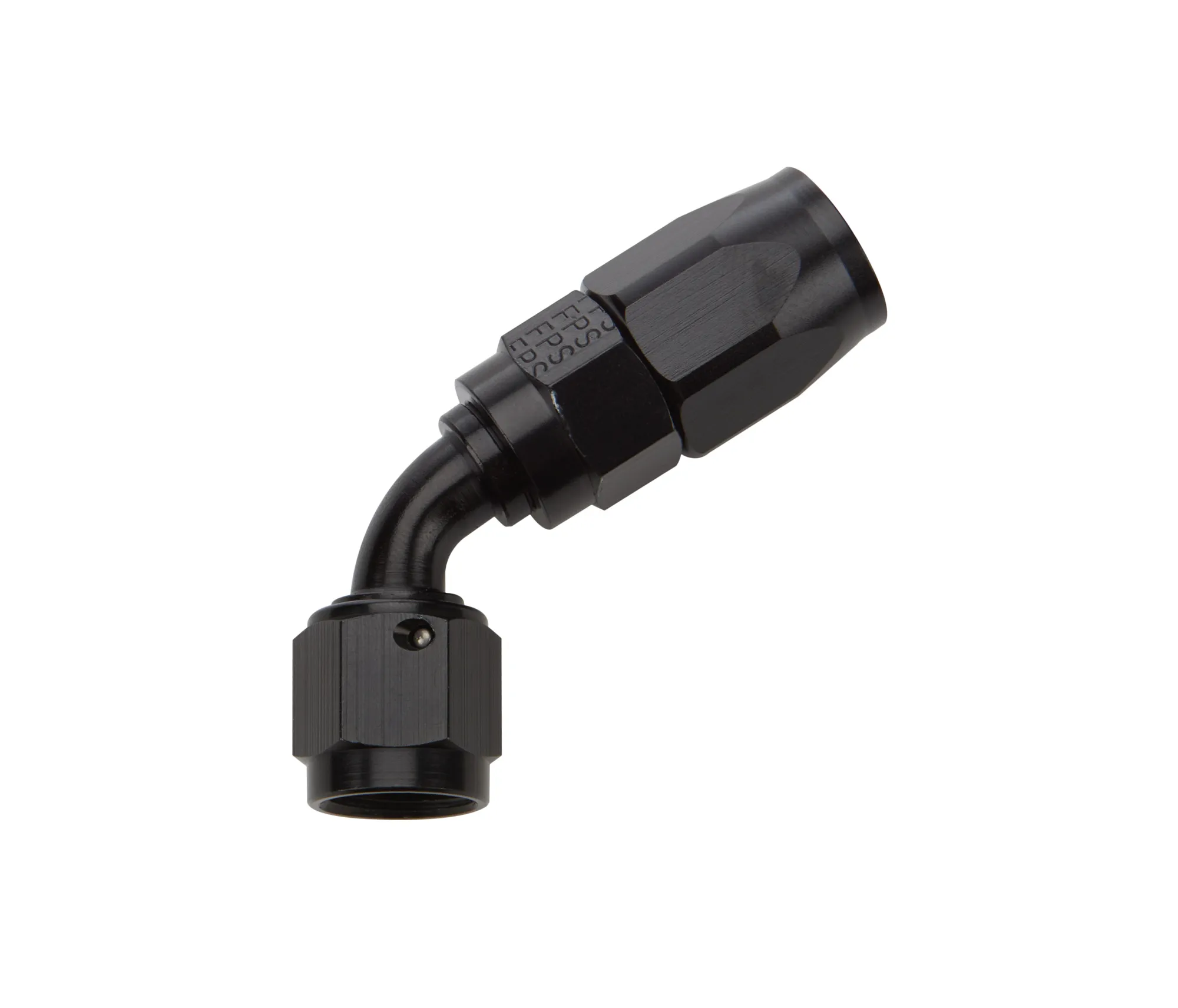 ALLSTAR PERFORMANCE Reusable Hose End Black 60 Deg Elbow -6 ALL49342