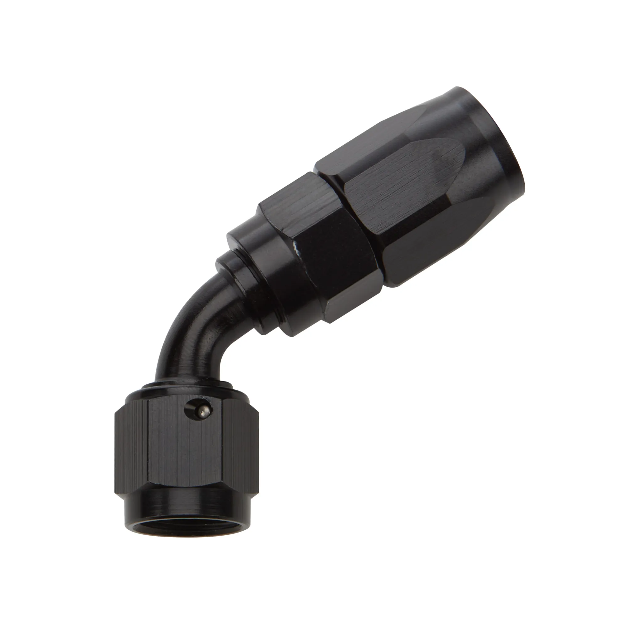 ALLSTAR PERFORMANCE Reusable Hose End Black 60 Deg Elbow -10 ALL49344