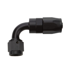 ALLSTAR PERFORMANCE Reusable Hose End Black 90 Deg Elbow -6 ALL49352