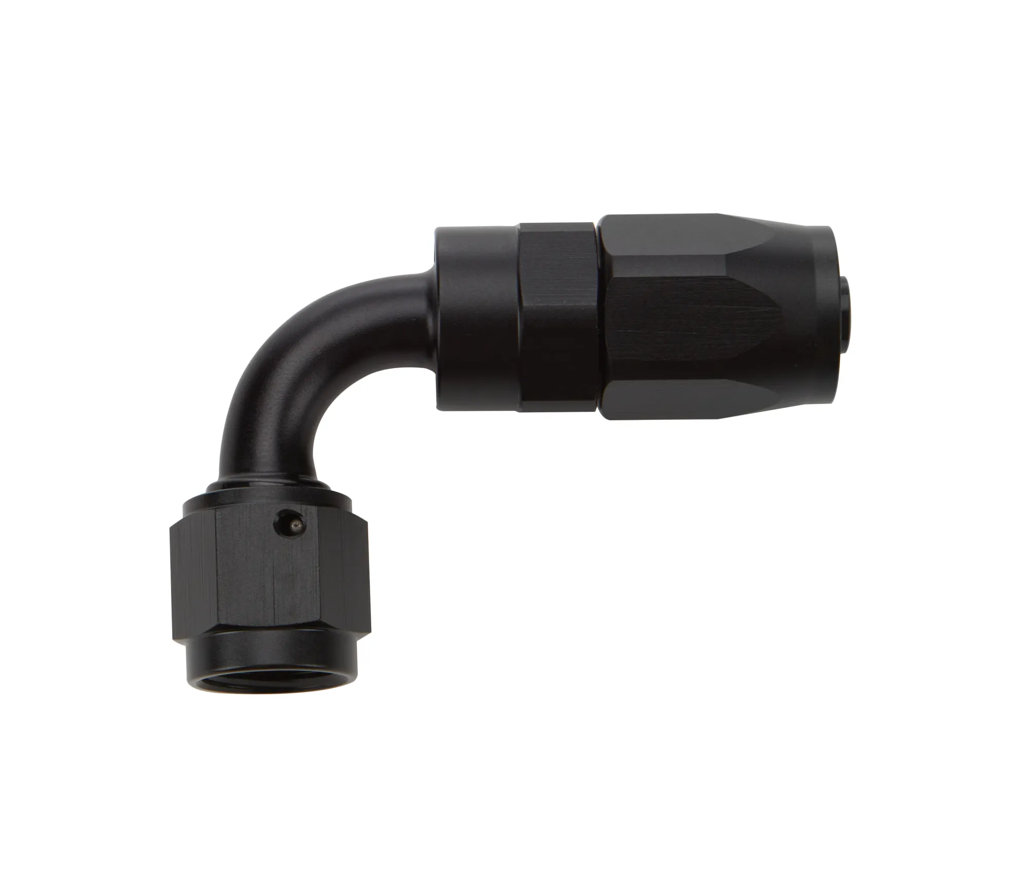 ALLSTAR PERFORMANCE Reusable Hose End Black 90 Deg Elbow -6 ALL49352