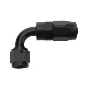 ALLSTAR PERFORMANCE Reusable Hose End Black 90 Deg Elbow -8 ALL49353