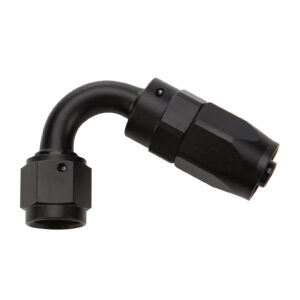 ALLSTAR PERFORMANCE Reusable Hose End Black 120 Deg Elbow -6 ALL49362