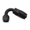 ALLSTAR PERFORMANCE Reusable Hose End Black 120 Deg Elbow -8 ALL49363