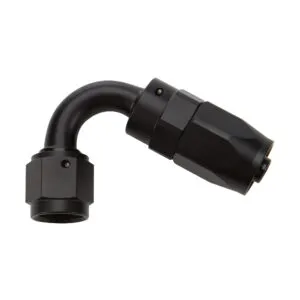 ALLSTAR PERFORMANCE Reusable Hose End Black 120 Deg Elbow -10 ALL49364