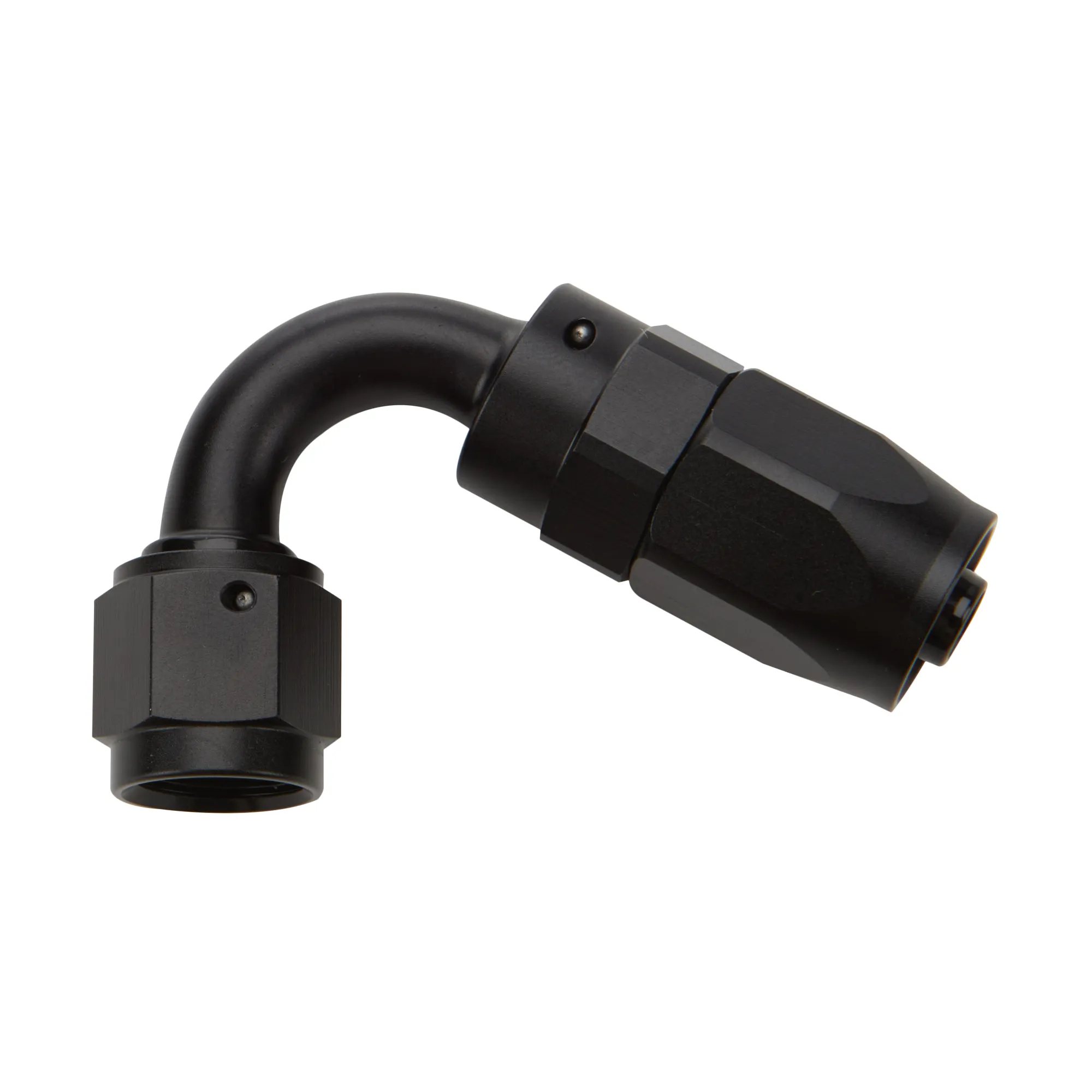 ALLSTAR PERFORMANCE Reusable Hose End Black 120 Deg Elbow -12 ALL49365
