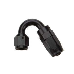ALLSTAR PERFORMANCE Reusable Hose End Black 150 Deg Elbow -6 ALL49372