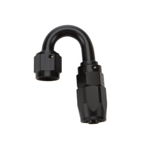 ALLSTAR PERFORMANCE Reusable Hose End Black 180 Deg Elbow -6 ALL49382