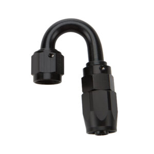 ALLSTAR PERFORMANCE Reusable Hose End Black 180 Deg Elbow -8 ALL49383