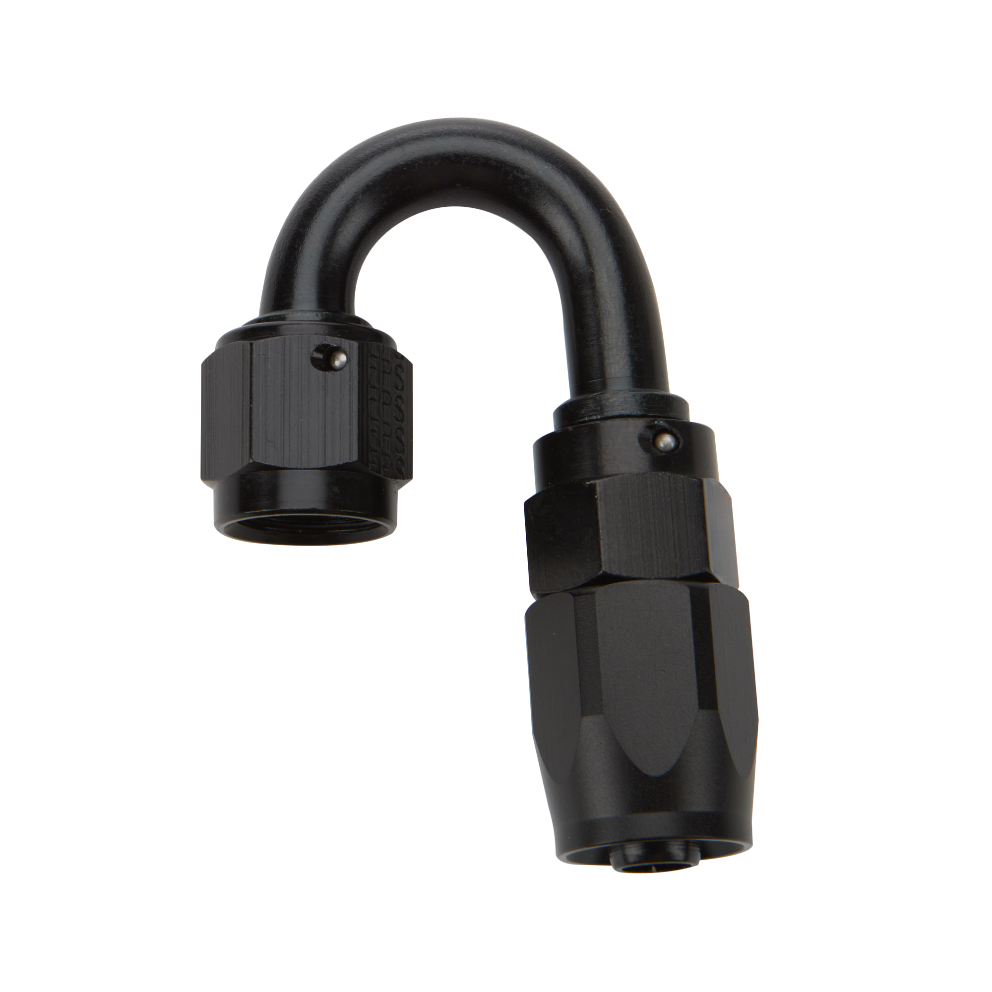 ALLSTAR PERFORMANCE Reusable Hose End Black 180 Deg Elbow -16 ALL49386