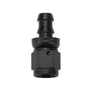 ALLSTAR PERFORMANCE Pushlock Hose End Black Straight -10 ALL49414