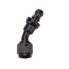 ALLSTAR PERFORMANCE Pushlock Hose End Black 30 Deg Elbow -6 ALL49422