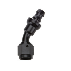 ALLSTAR PERFORMANCE Pushlock Hose End Black 30 Deg Elbow -6 ALL49422