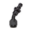 ALLSTAR PERFORMANCE Pushlock Hose End Black 30 Deg Elbow -8 ALL49423