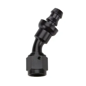 ALLSTAR PERFORMANCE Pushlock Hose End Black 30 Deg Elbow -12 ALL49425