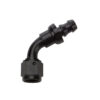 ALLSTAR PERFORMANCE Pushlock Hose End Black 60 Deg Elbow -6 ALL49442