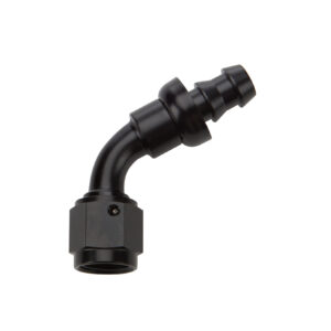 ALLSTAR PERFORMANCE Pushlock Hose End Black 60 Deg Elbow -6 ALL49442