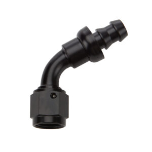 ALLSTAR PERFORMANCE Pushlock Hose End Black 60 Deg Elbow -10 ALL49444