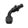 ALLSTAR PERFORMANCE Pushlock Hose End Black 60 Deg Elbow -16 ALL49446