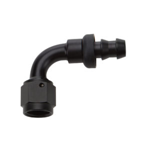 ALLSTAR PERFORMANCE Pushlock Hose End Black 90 Deg Elbow -6 ALL49452