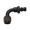 ALLSTAR PERFORMANCE Pushlock Hose End Black 90 Deg Elbow -8 ALL49453