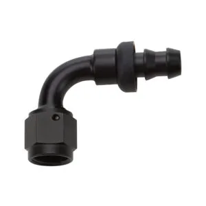 ALLSTAR PERFORMANCE Pushlock Hose End Black 90 Deg Elbow -16 ALL49456