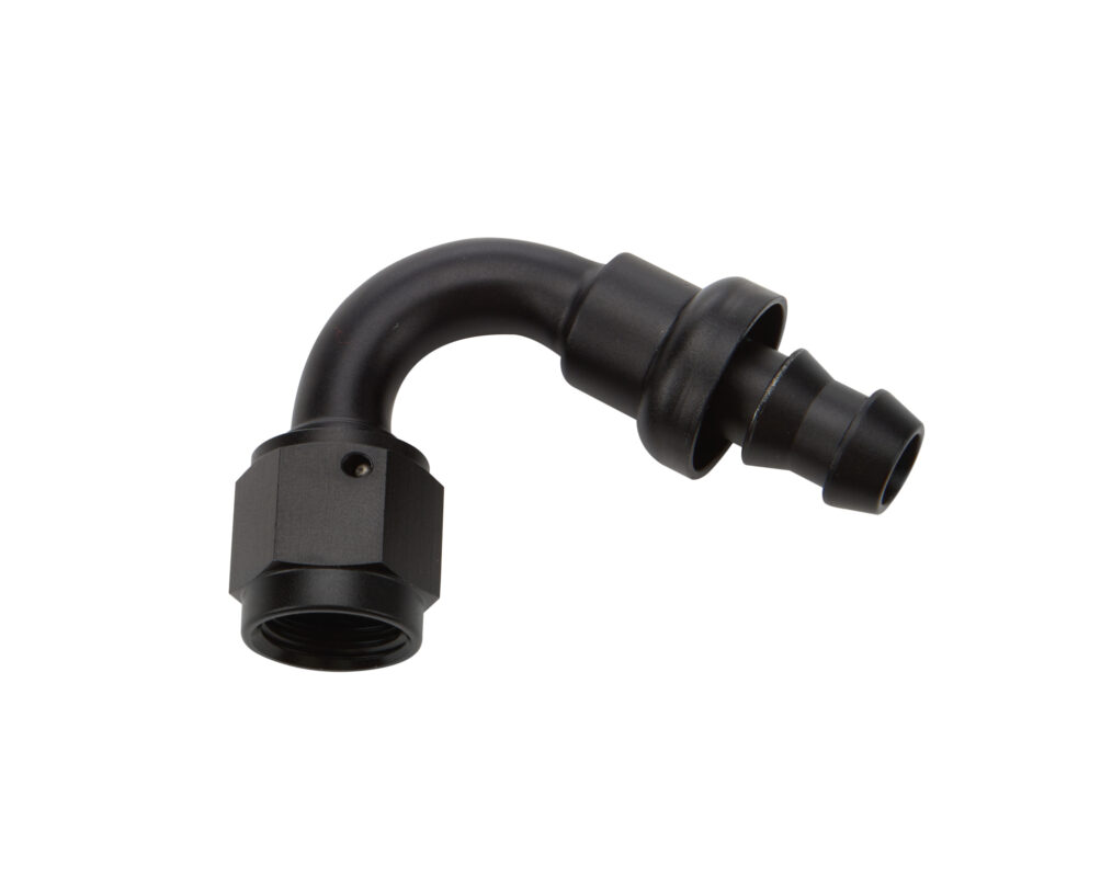 Allstar Performance ALL49426 Pushlock Hose End Black 30 Deg Elbow -16 main image 1